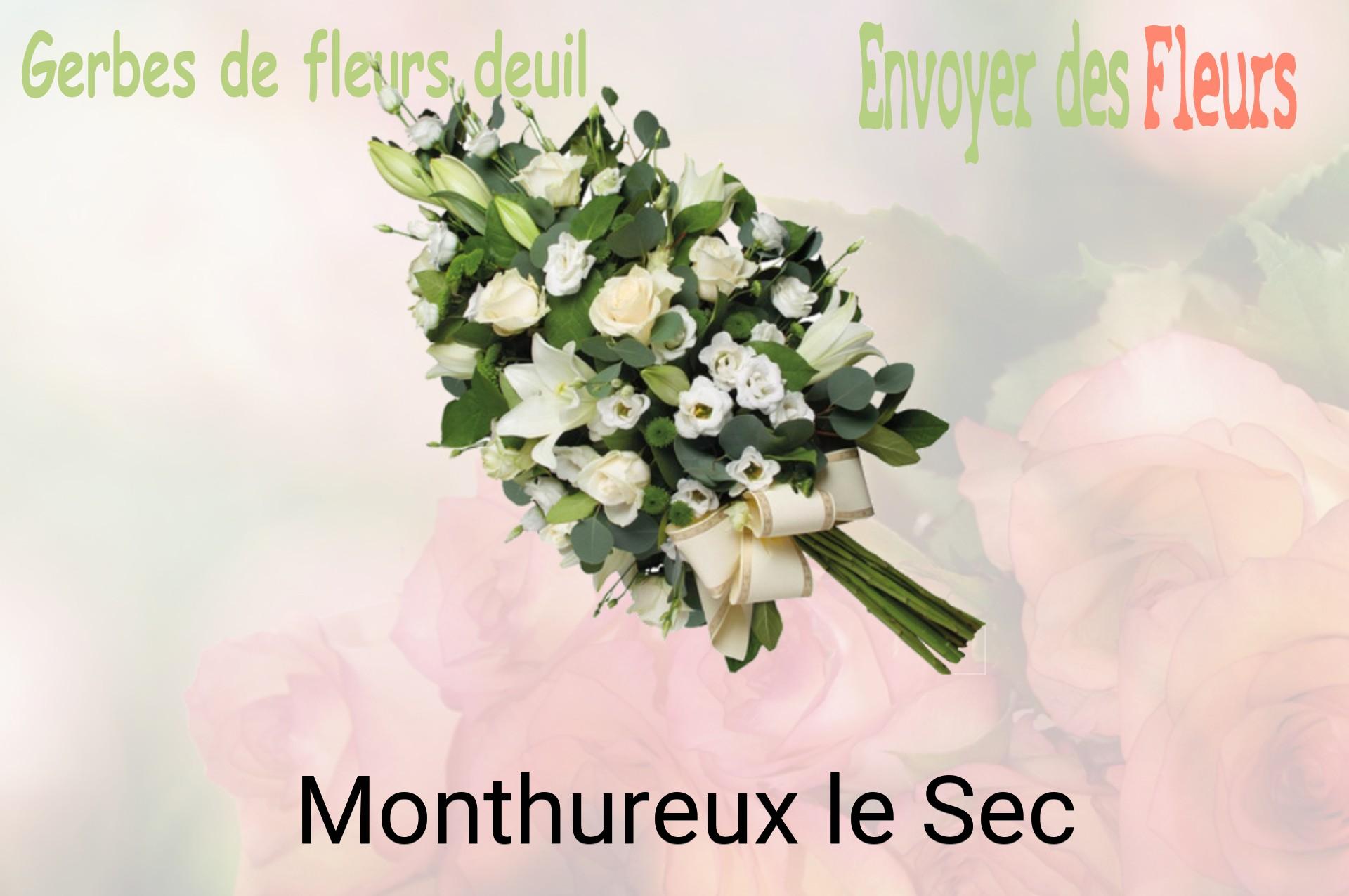 Gerbe de fleurs de deuil livrée à Monthureux-le-Sec